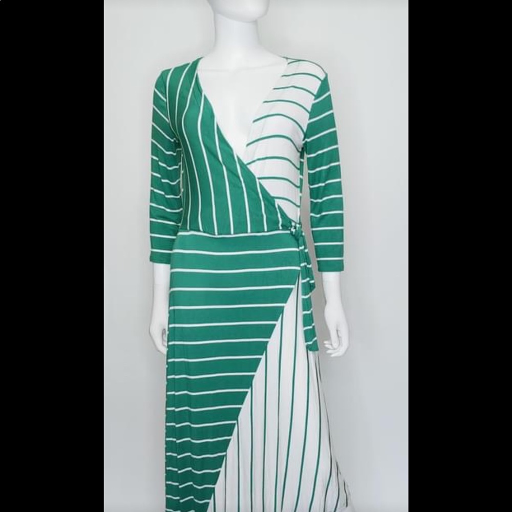 SPENSE ASYMMETRIC MOCK WRAP DRESS